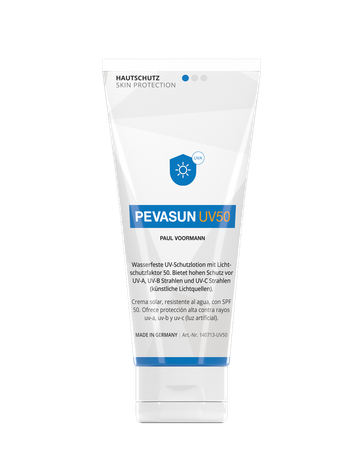 PEVASUN Hautschutz UV 50+ 100 ml Tube - Paul Voormann